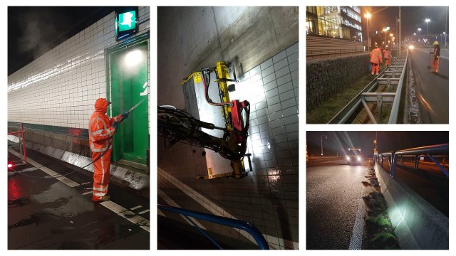 Groot onderhoud tunnels