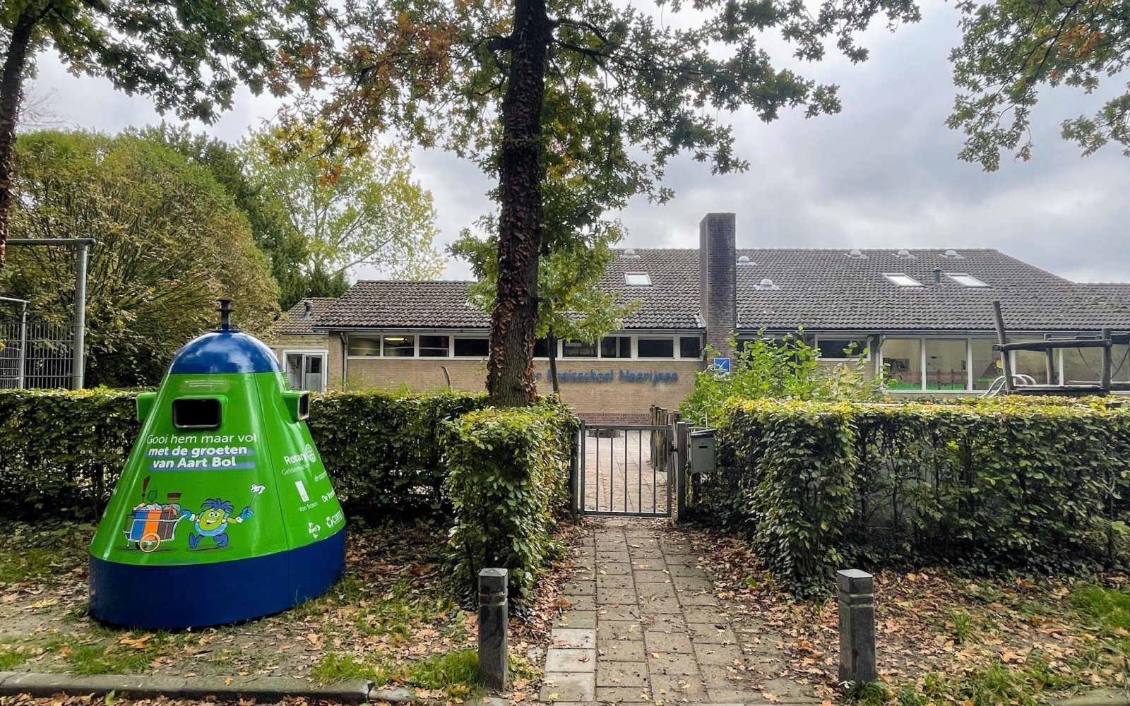 Afvalcontainers hergebruikt in lesprogramma