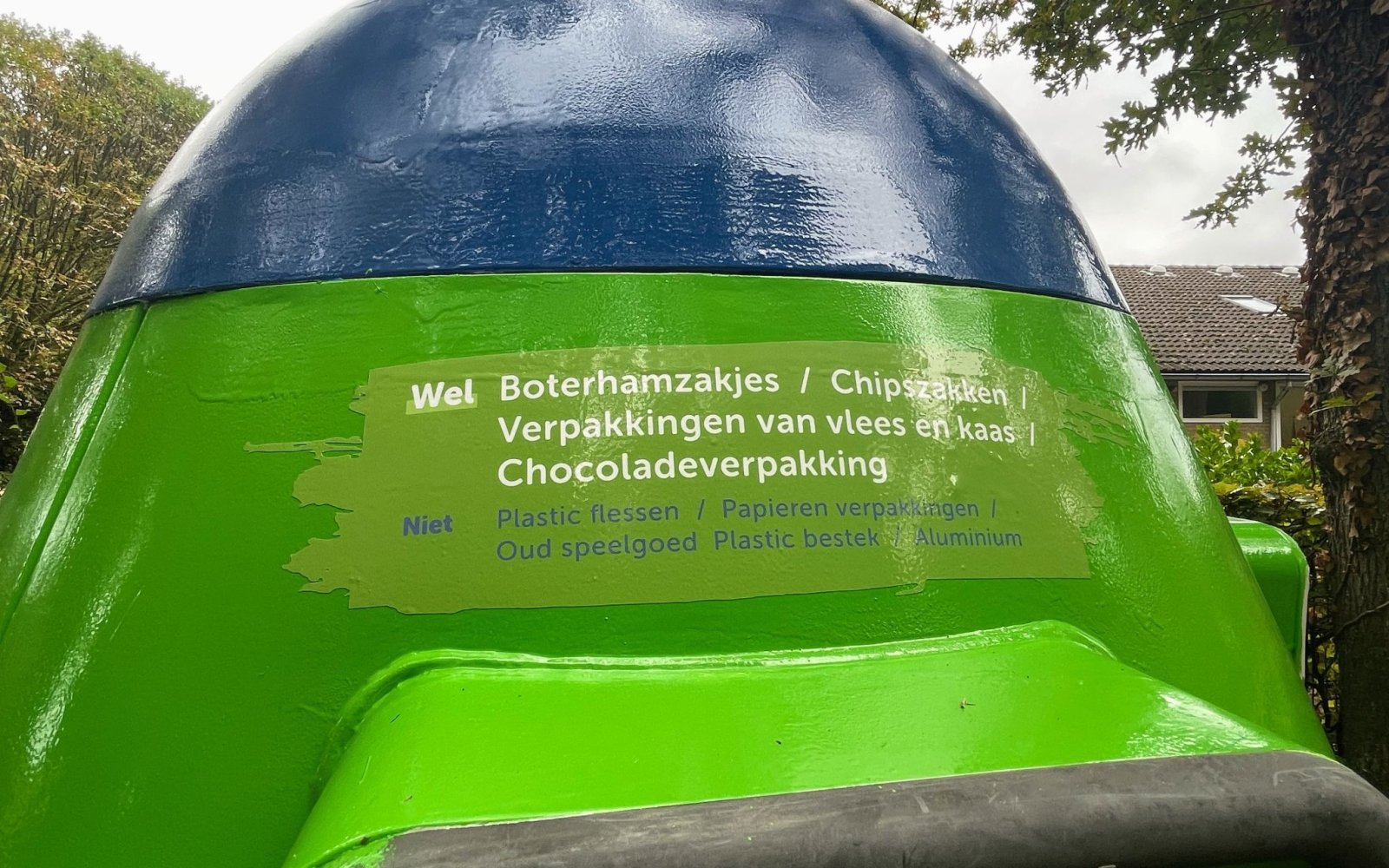 Afvalcontainers hergebruikt in lesprogramma