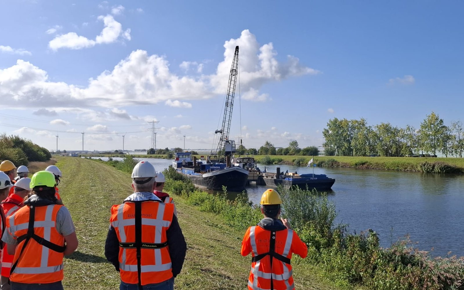 Safety walk werkzaamheden Amertakbrug