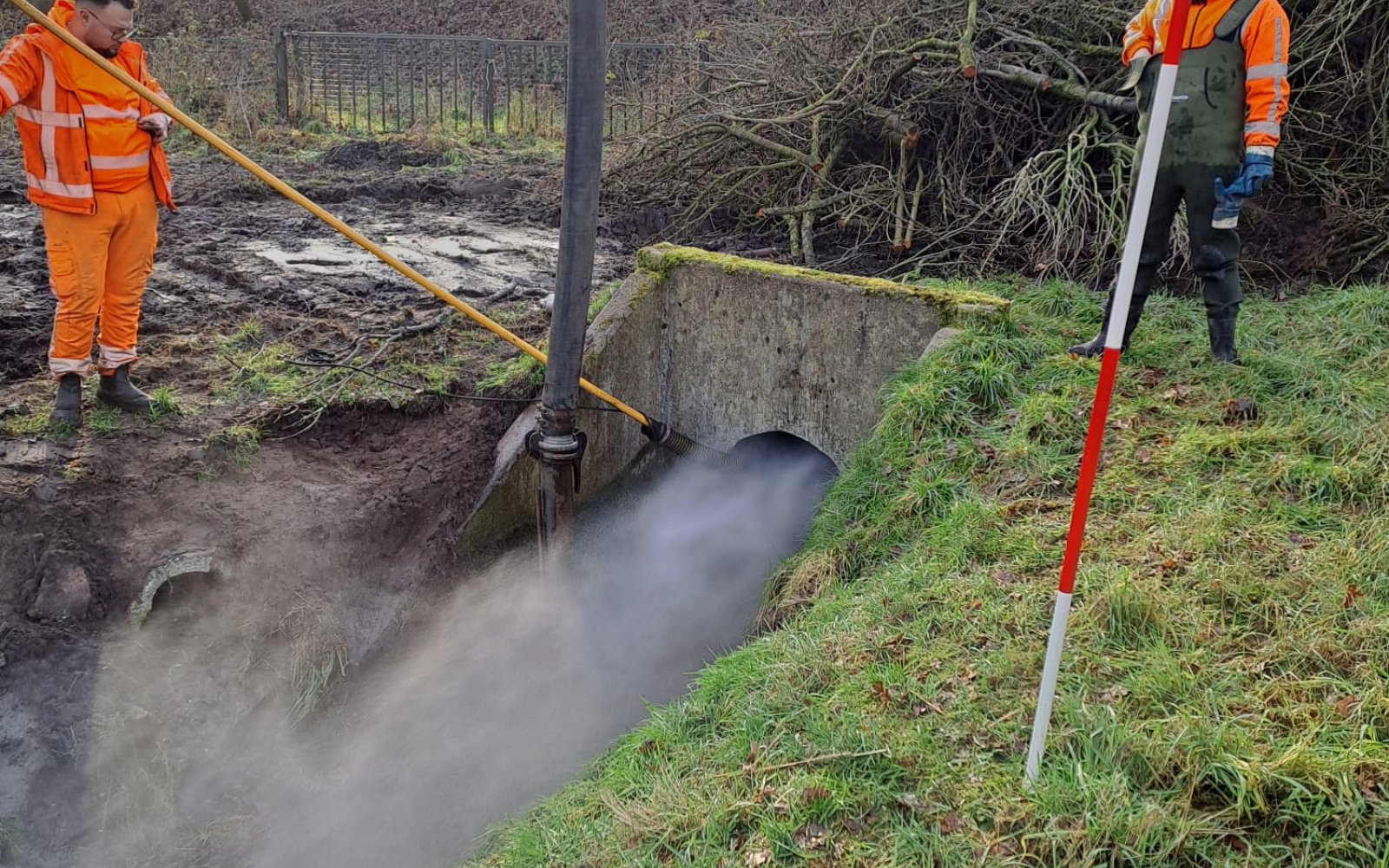 Reiniging en inspectie duikers